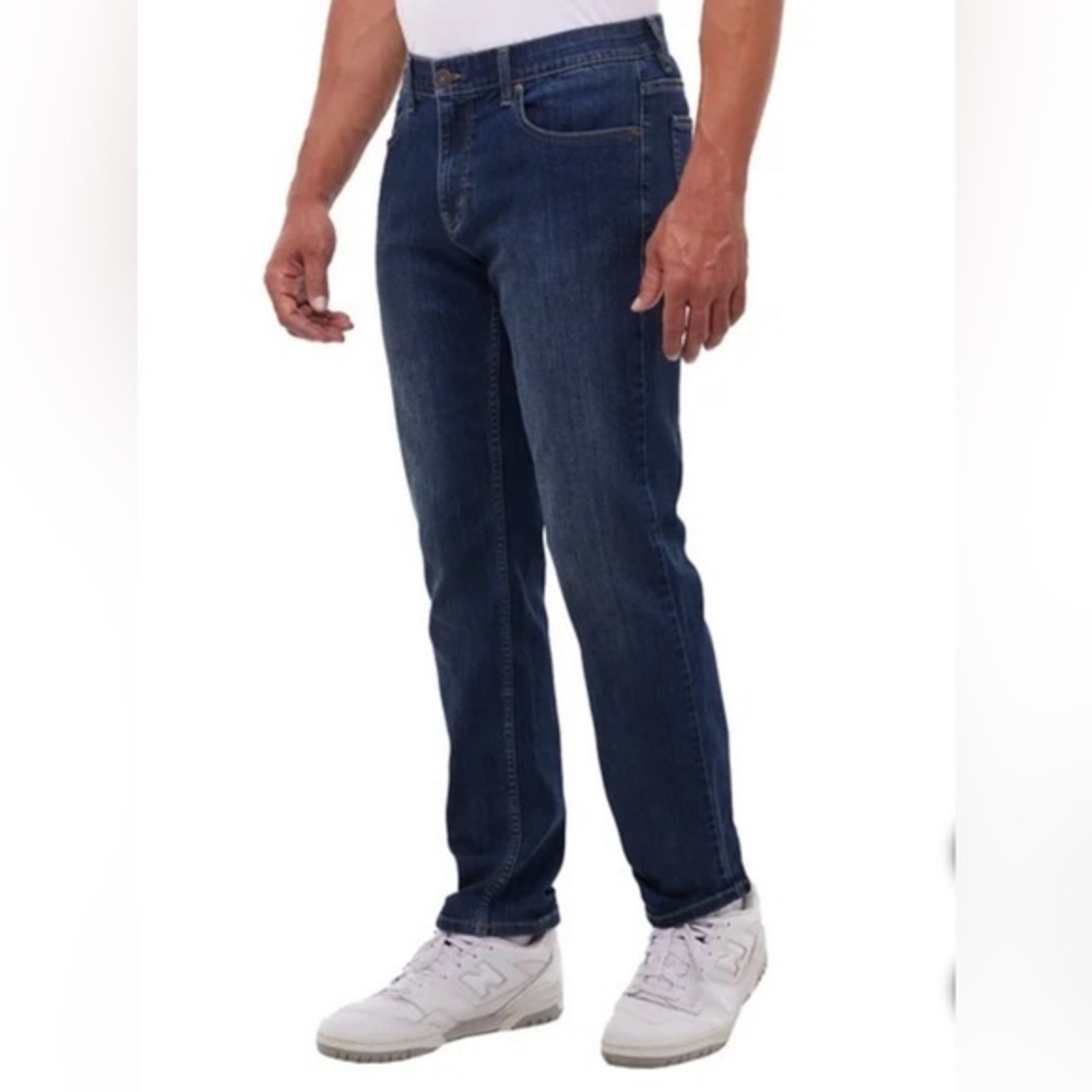 Bench Denim Signature Flex Waistband Straight Leg Jeans 36x30 Blue